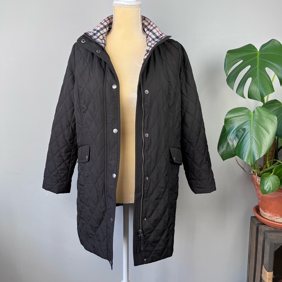 Talbots Long Women’s Hooded Winter Jacket - Picture 4 of 10